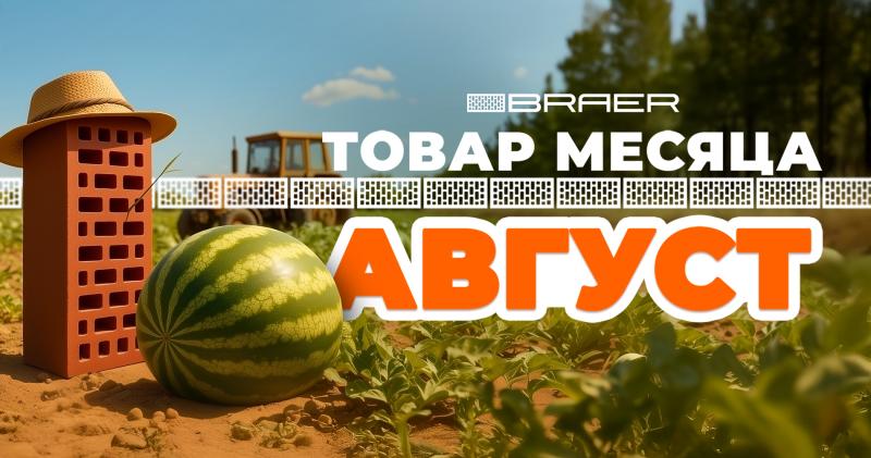 Акция на керамическую продукцию BRAER в августе 2025