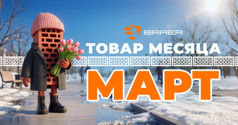 Сезонные скидки на лицевой кирпич!