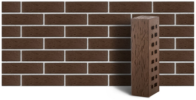 klinker fasadnyy korichnevyy «myunhen» beresta 0,7 nf  