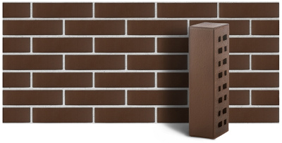 klinker fasadnyy korichnevyy «myunhen» gladkiy 0,7 nf   (1)